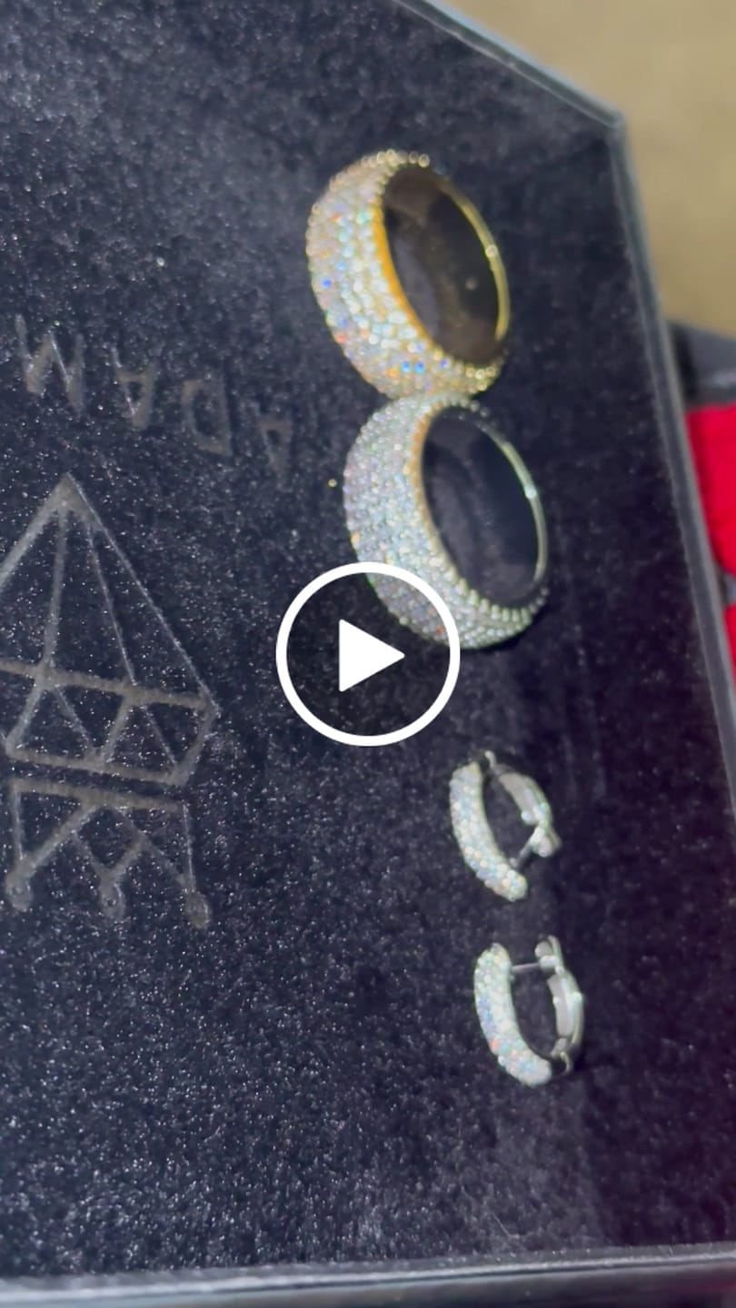 Customer video review of Moissanite Mini Hoop Earrings - 925 Silver - D Colour - VVS1
