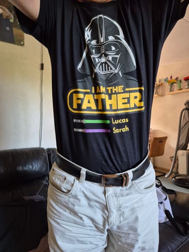 Customer photo review of I am the Father - custom made