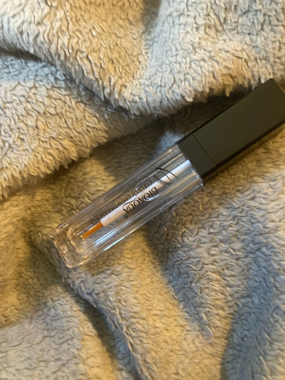 Customer photo review of Luxe Eyelash Growth Serum For Lengthening And Thickening With Nourishing Glycerin Formula — Clear | KIMLUD