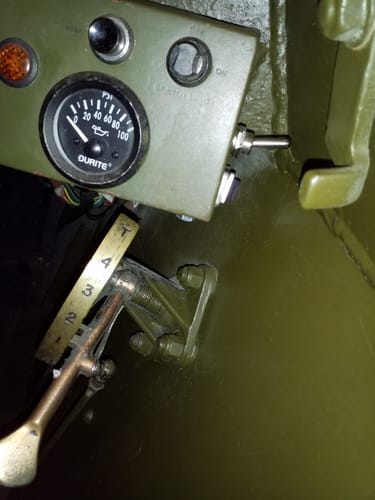 Customer photo review of Illuminated Hazard Rocker Switch Black With Chrome Bezel