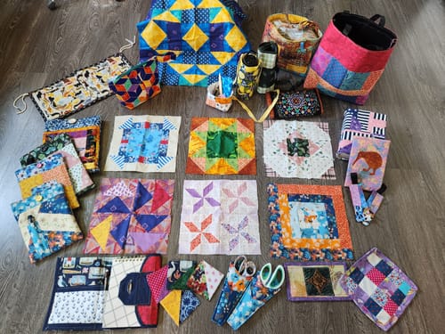 Customer photo review of Mrs Quilty Subscription Box