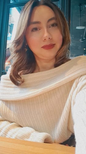 Customer photo review of SWEATER LINA CRUDO