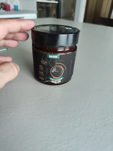 Customer photo review of KETOCIOK DARK 250G CREMA SPALMABILE NOCCIOLE IGP SENZA DOLCIFICANTI