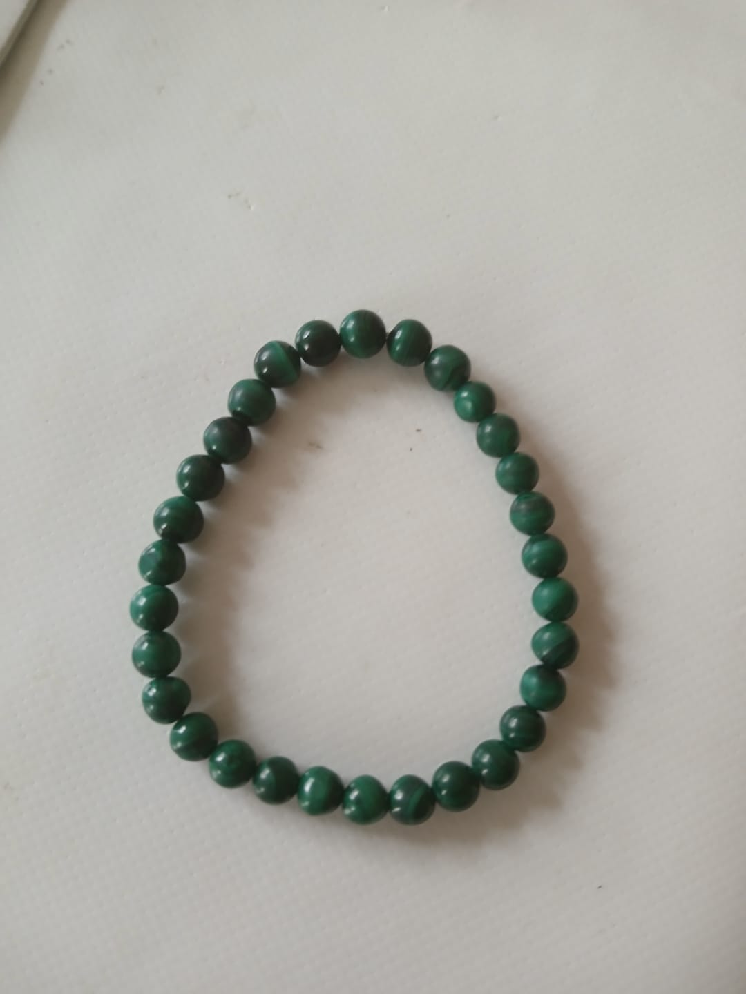 Customer photo review of Bracelet "Purification" en Malachite Véritable