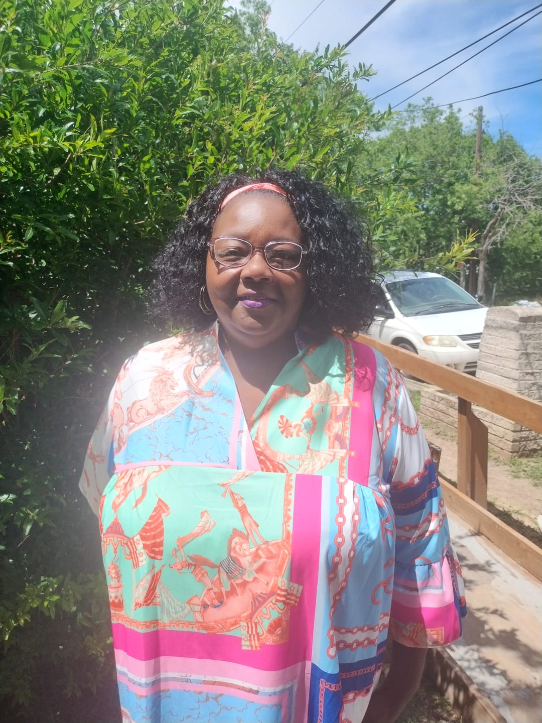 Customer photo review of Sensationnel Instant Weave Drawstring Half Wig - IWD 14