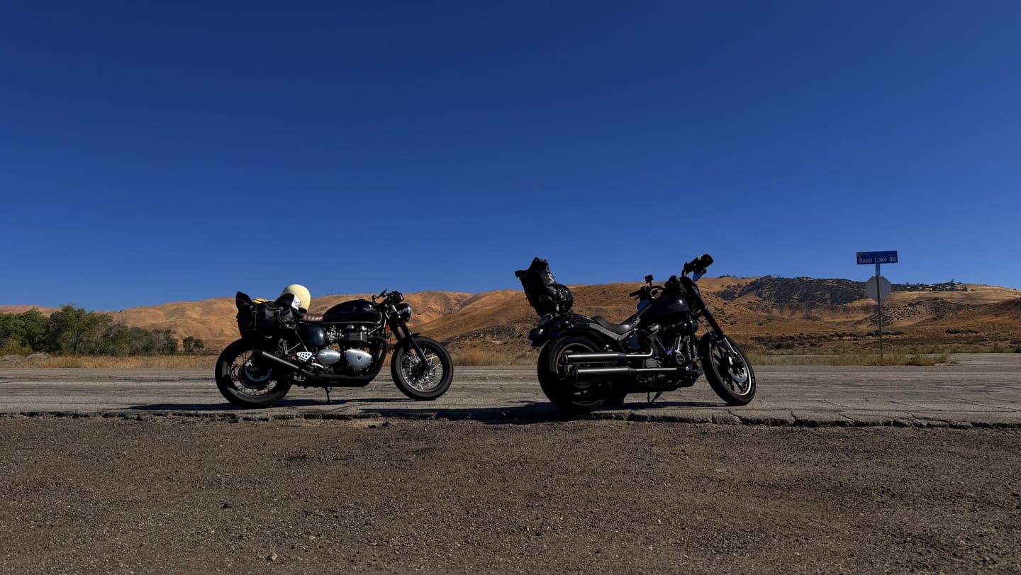 Customer photo review of outlaw saddlebag