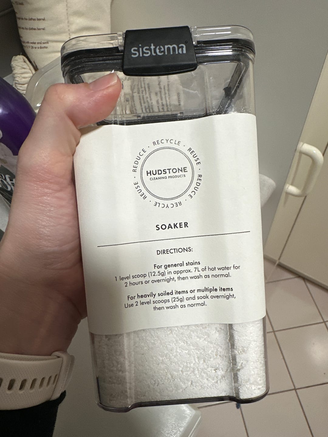 Customer photo review of Hudstone Pre Soaker