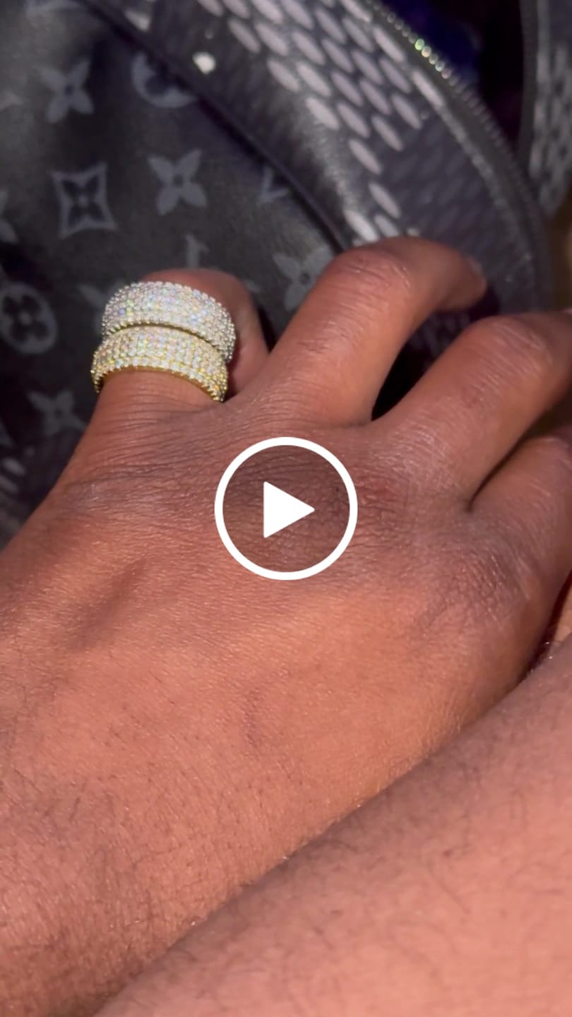 Customer video review of Moissanite 5 Row Paved Ring - 925 Silver - D Colour - VVS1