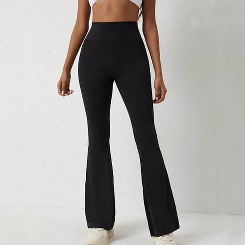 Customer photo review of High-Waist Kick Flare Leggings