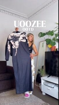 Customer photo review of Long Sleeves Loose Split-Joint V-Neck Cardigan Tops