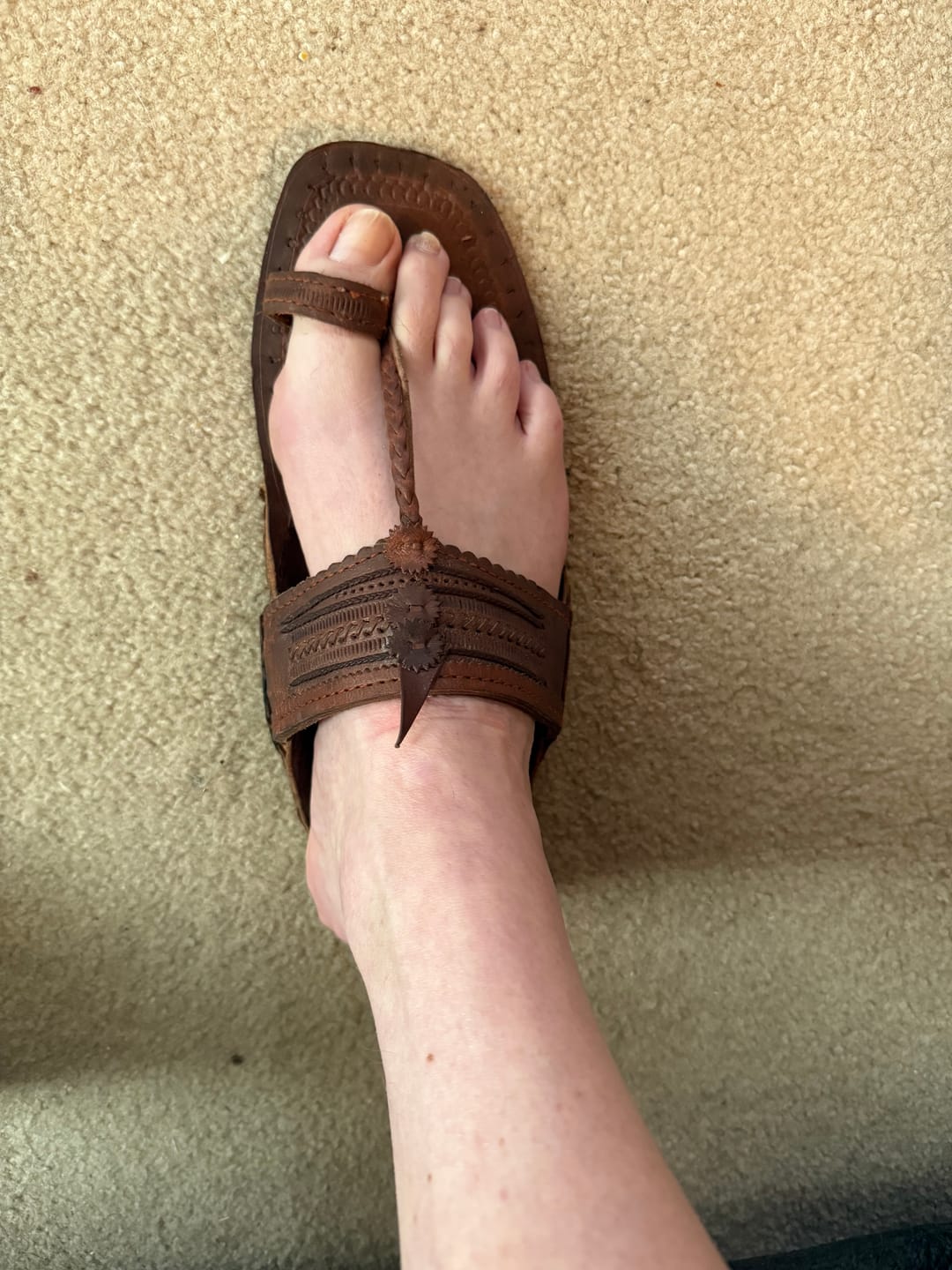 Customer photo review of Water Buffalo Sandals
