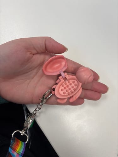 Customer photo review of Calm Buddi Turtle Harm Minimisation Tool on Custom Kaiko Keyring