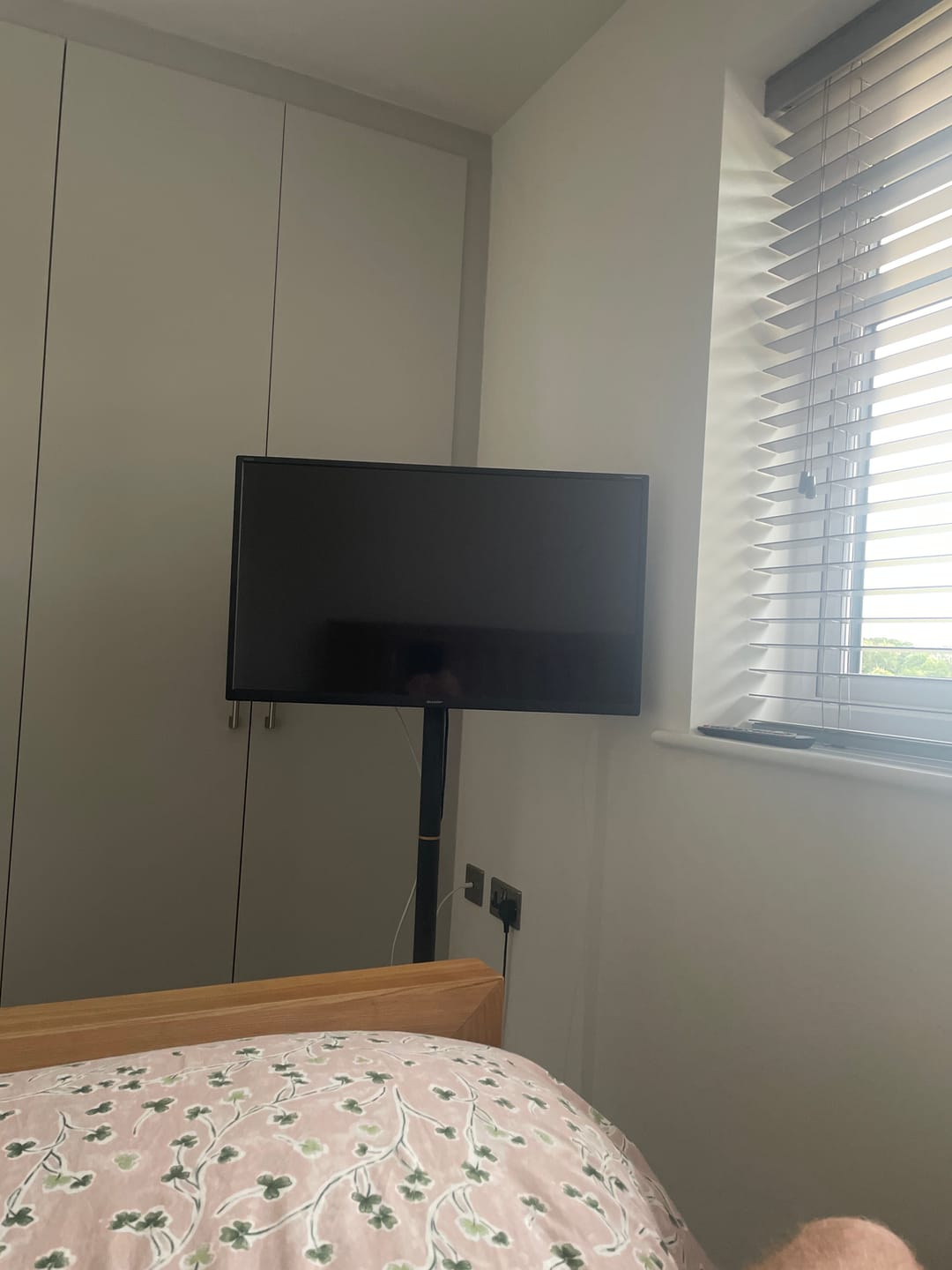 Customer photo review of Master V2 FT48 Floor TV Stand With Wheels