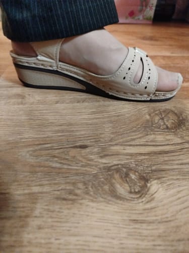 Customer photo review of Summer Women Shoes Sandals Party Sandals Ladies Elegant Women's Sandals Wedge Women's Shoes Retro Female Footwear Sandal Women