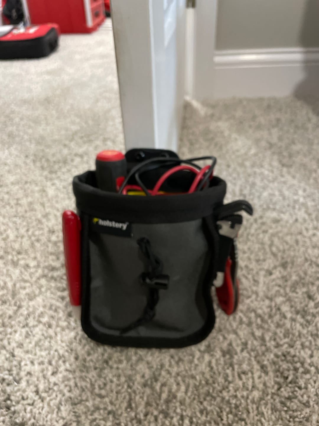 Customer photo review of Joey Pouch | Clip-On Tool & Hardware Pouch