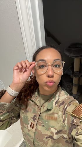 Customer photo review of Bonita Eyeglasses