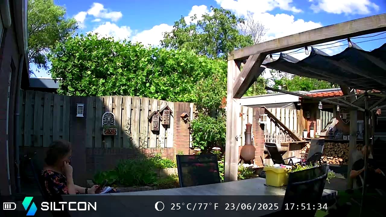 Customer photo review of Siltcon® Wildcamera Nachtzicht en wifi 4K