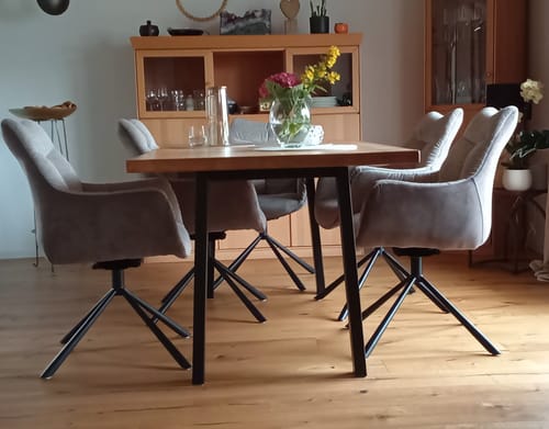 Customer photo review of U-Tischbeine 80x40mm - Umgedrehtes U mit konischer Form | 2er-Set