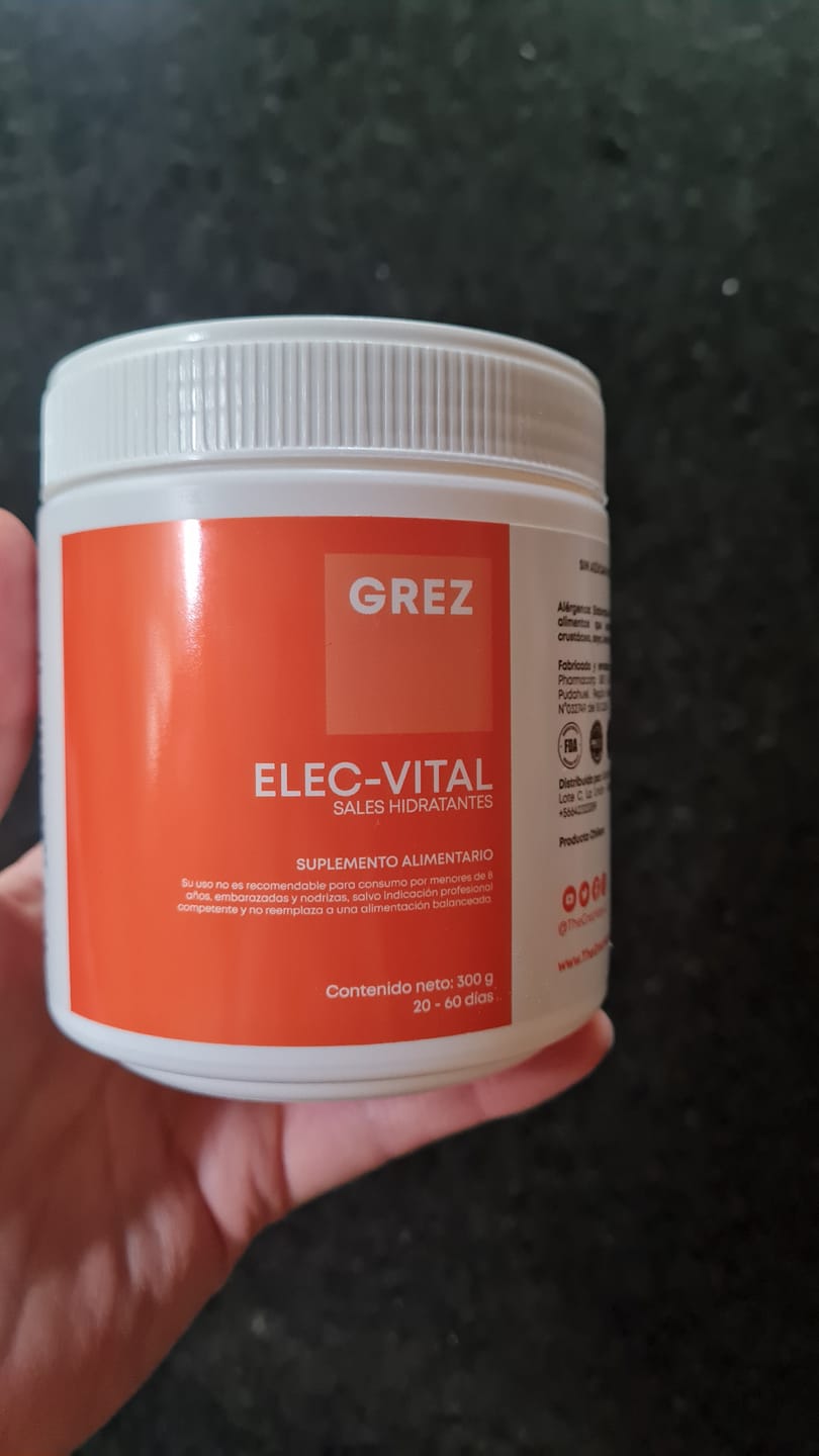 Customer photo review of ELEC-VITAL - Minerales electrolitos / Polvo 300g