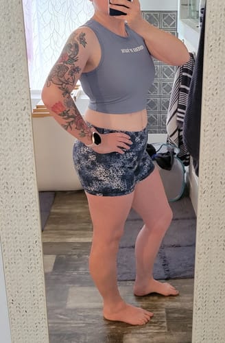 Customer photo review of Powered By Faith Combat Top