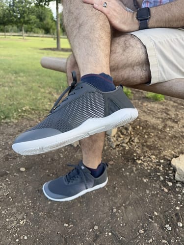 Customer photo review of HF Stride – Hands-Off & Ergonomic Barefoot Shoes (BOGO)
