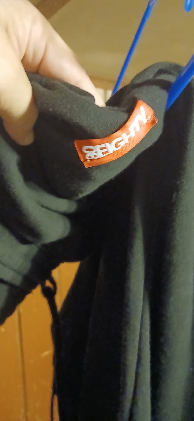 Customer photo review of 80Eighty® Black Fleece Pant