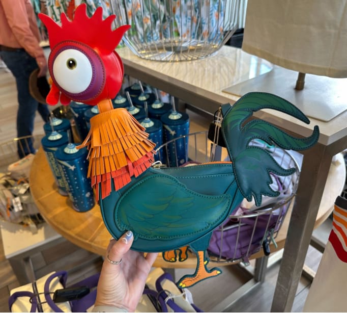 Customer photo review of Loungefly Disney Moana Hei Hei Figural Crossbody Bag