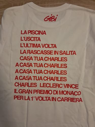 Giuseppe M. review of T-Shirt  PREDESTINATO UN TEMPO image 1 out of 1