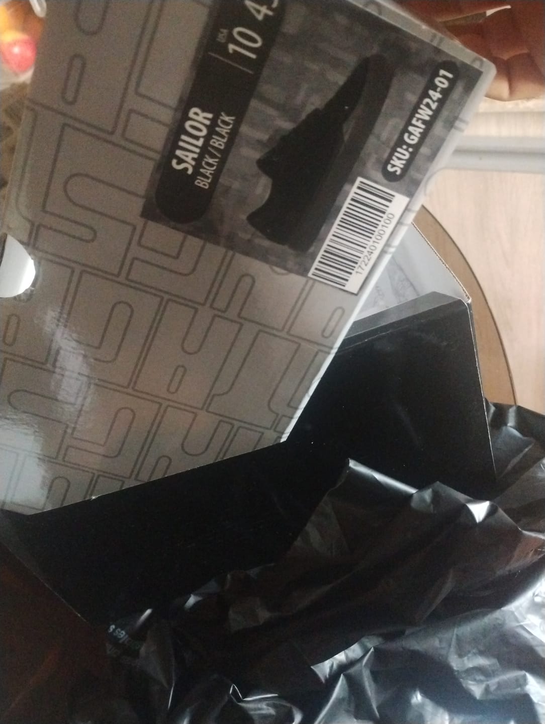 Customer photo review of Zapatilla Gangsta Sailor Hombre Mono Negro