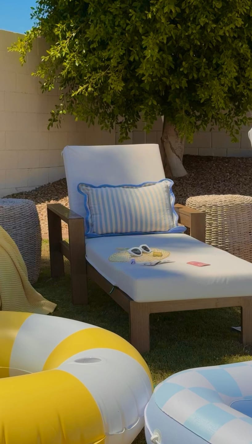 Customer photo review of Edisto Chaise Lounger