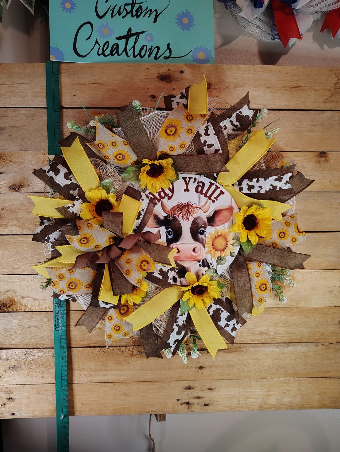 Customer photo review of Pancake Wreath Frame Patent Pending Bundle
