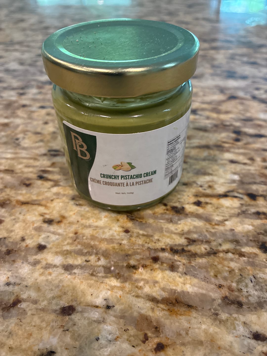 Customer photo review of Crunchy Pistachio Cream Spread