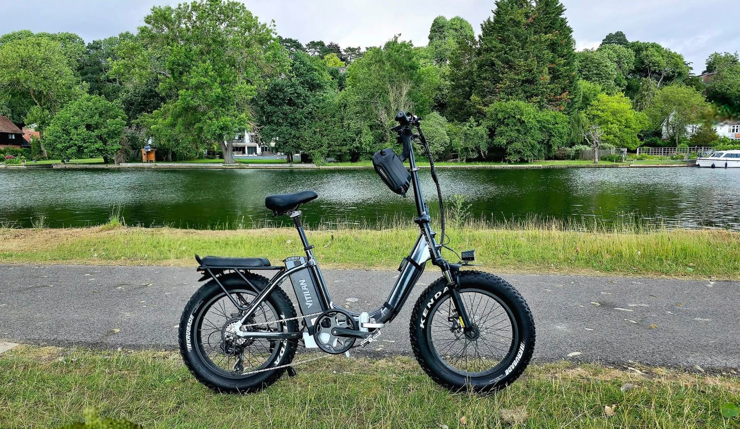 Customer photo review of U3 Full Suspension Foldable Fat Tire Electric Bike