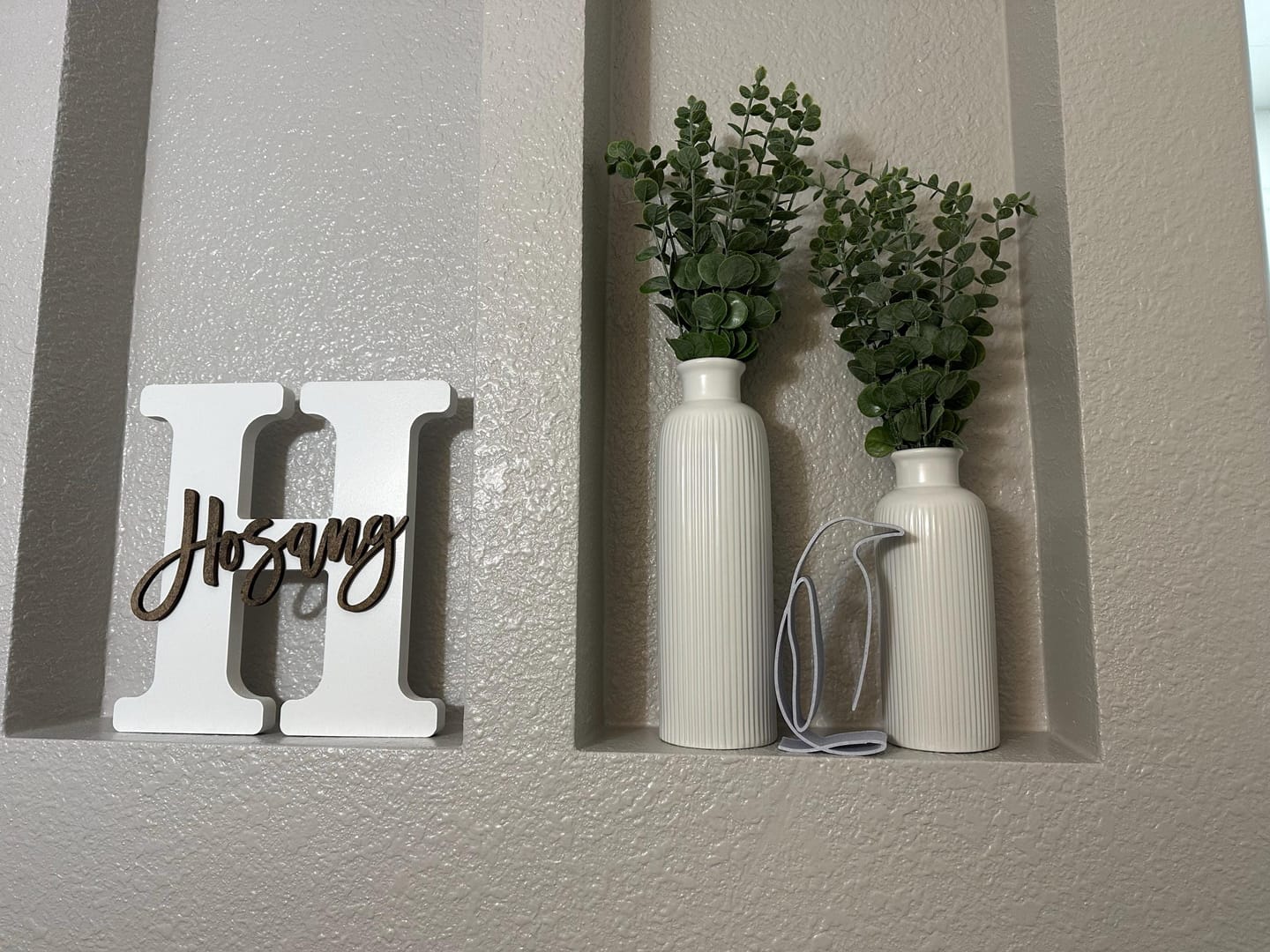 Customer photo review of Custom Wooden Word