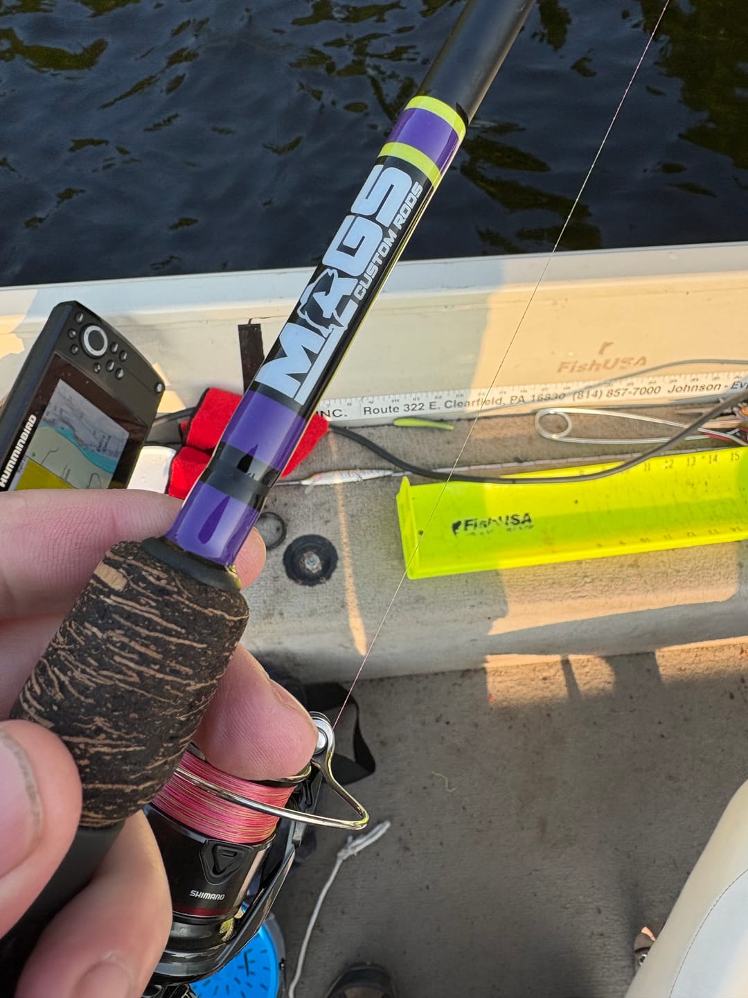 Customer photo review of Custom Spinning Rod