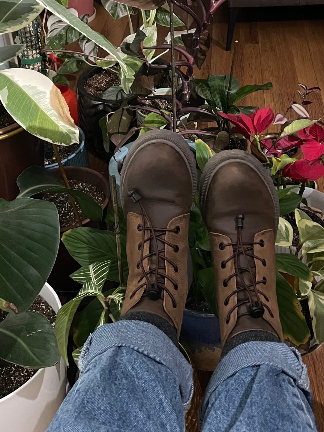 Customer photo review of Botín Explorer 2 Café Rústico Mujer