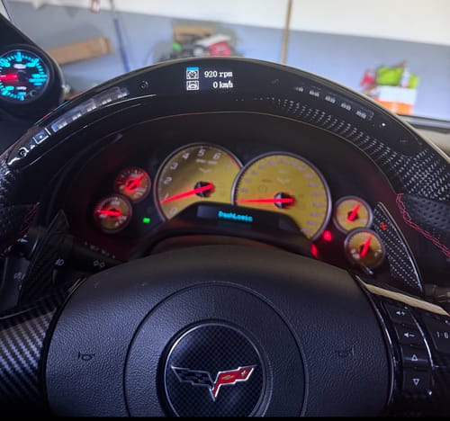 Customer photo review of [Customizable] Carbon Fiber Paddle Shifters 2006-2013 C6 Chevy Corvette