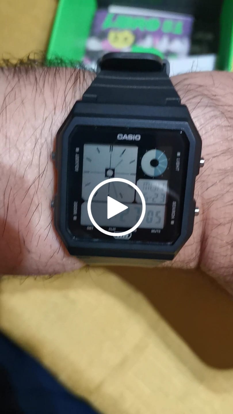 Customer video review of Reloj Casio Vintage LF-20W-1ADF Twin-Graph Reissue Resina