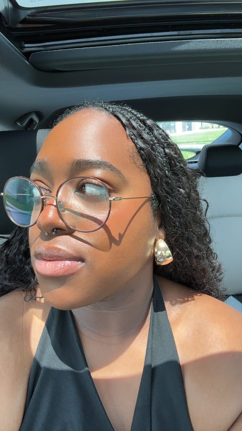 Customer photo review of Water Deep Wave Bulk Hair Extensions for Braiding