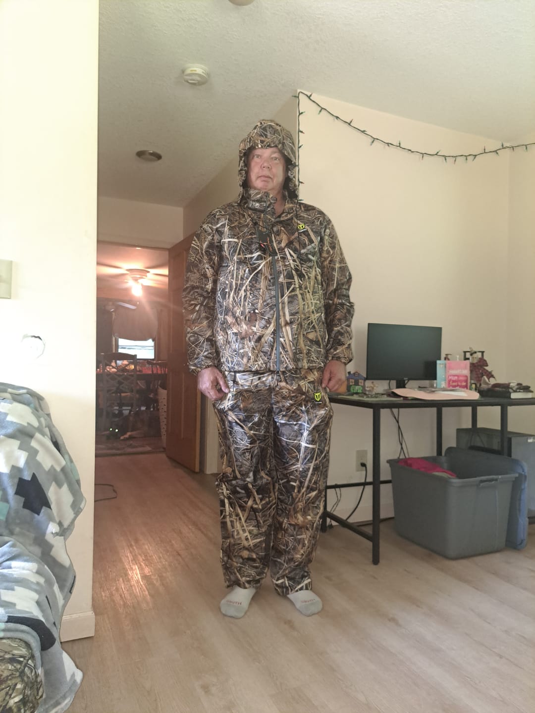 Customer photo review of Waterproof Breathable Lightweight Rain Suit