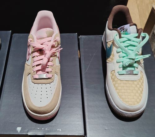 Customer photo review of Air Force 1 Sesame and White