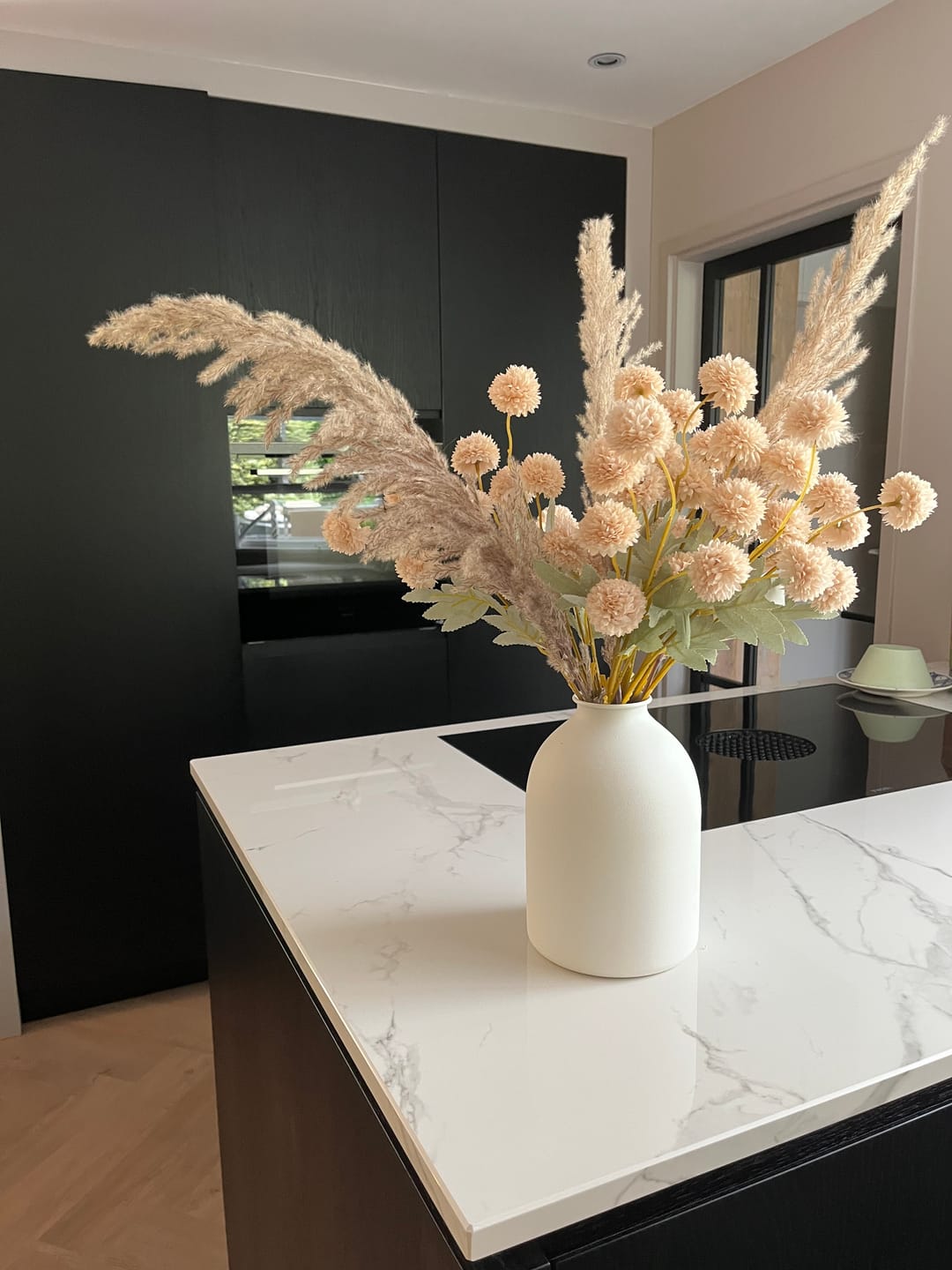 Customer photo review of Zijden Kiku Bloemen - Crème