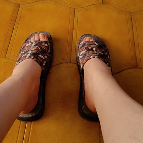 Customer photo review of Zapatilla de casa verano Surf de Andinas