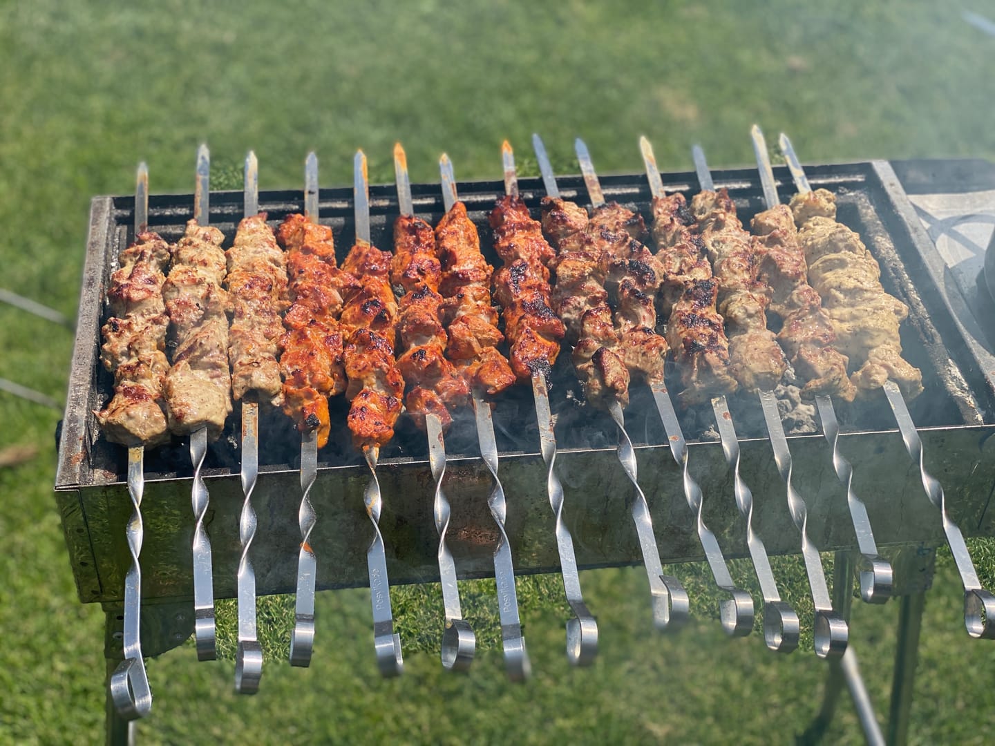 Customer photo review of Schweine-Schaschlik Knoblauch-Pfeffer – würzig & traditionell | mySchaschlik