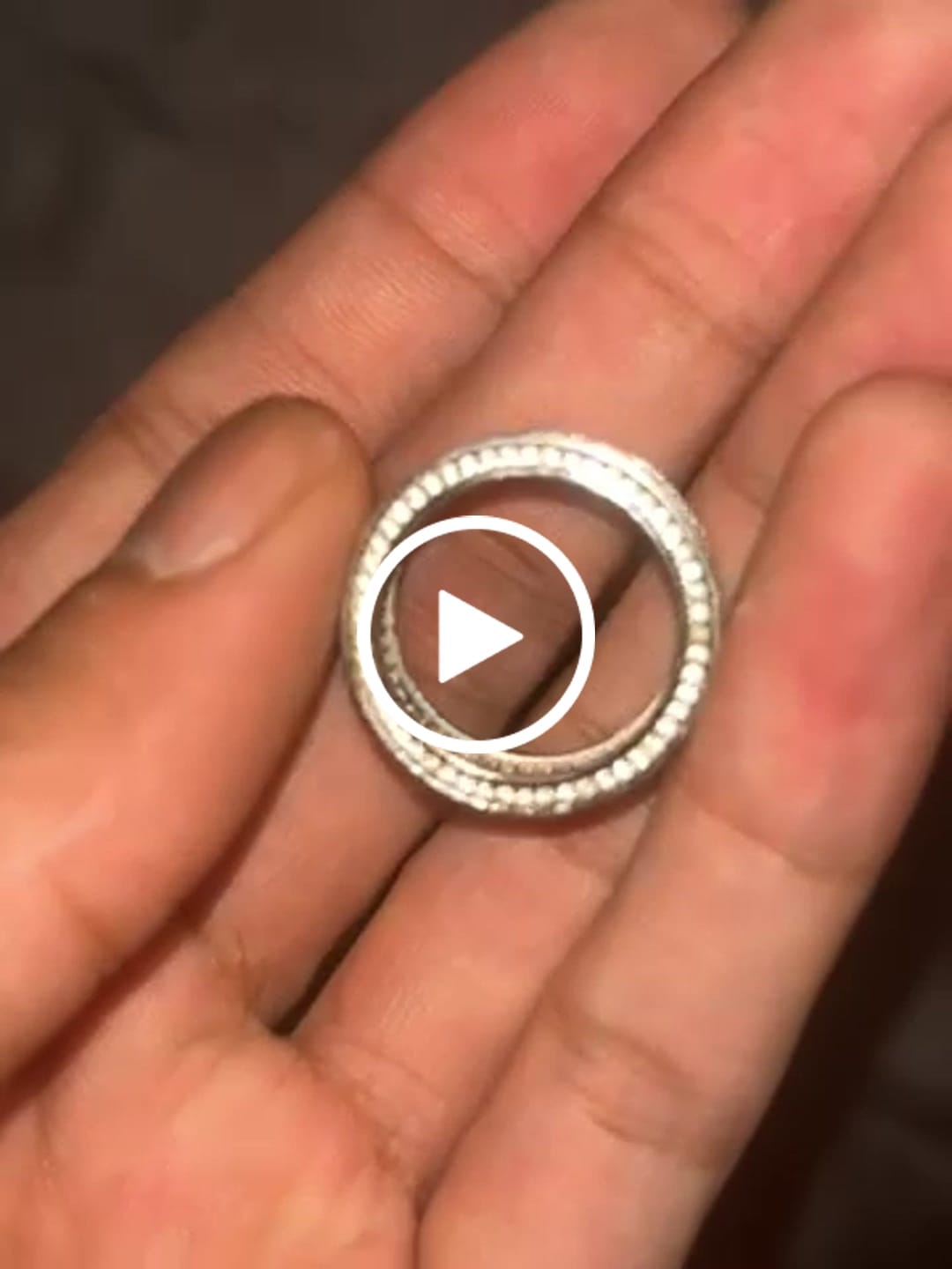 Customer video review of .925 Silver Channel Set 360 Eternity Band Rhodium CZ Bling Ring