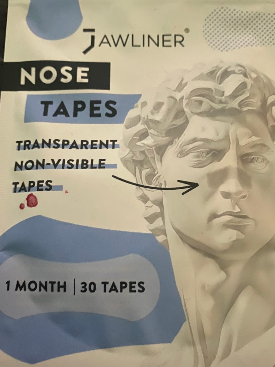 Customer photo review of JAWLINER® Nose Tape