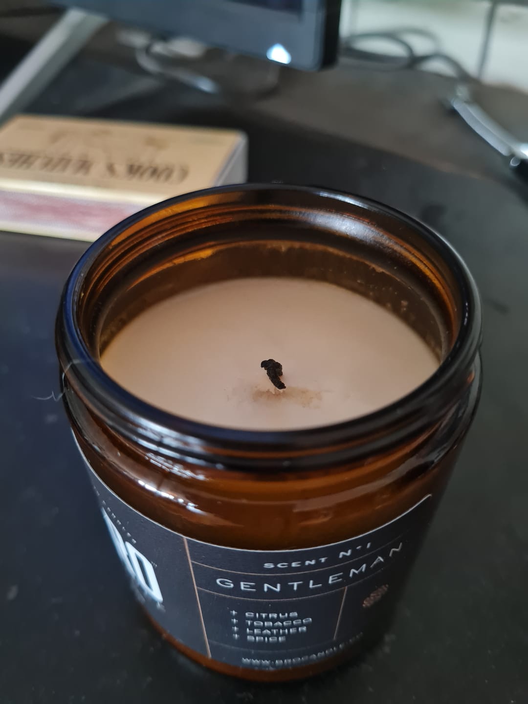Customer photo review of The Gentleman Candle