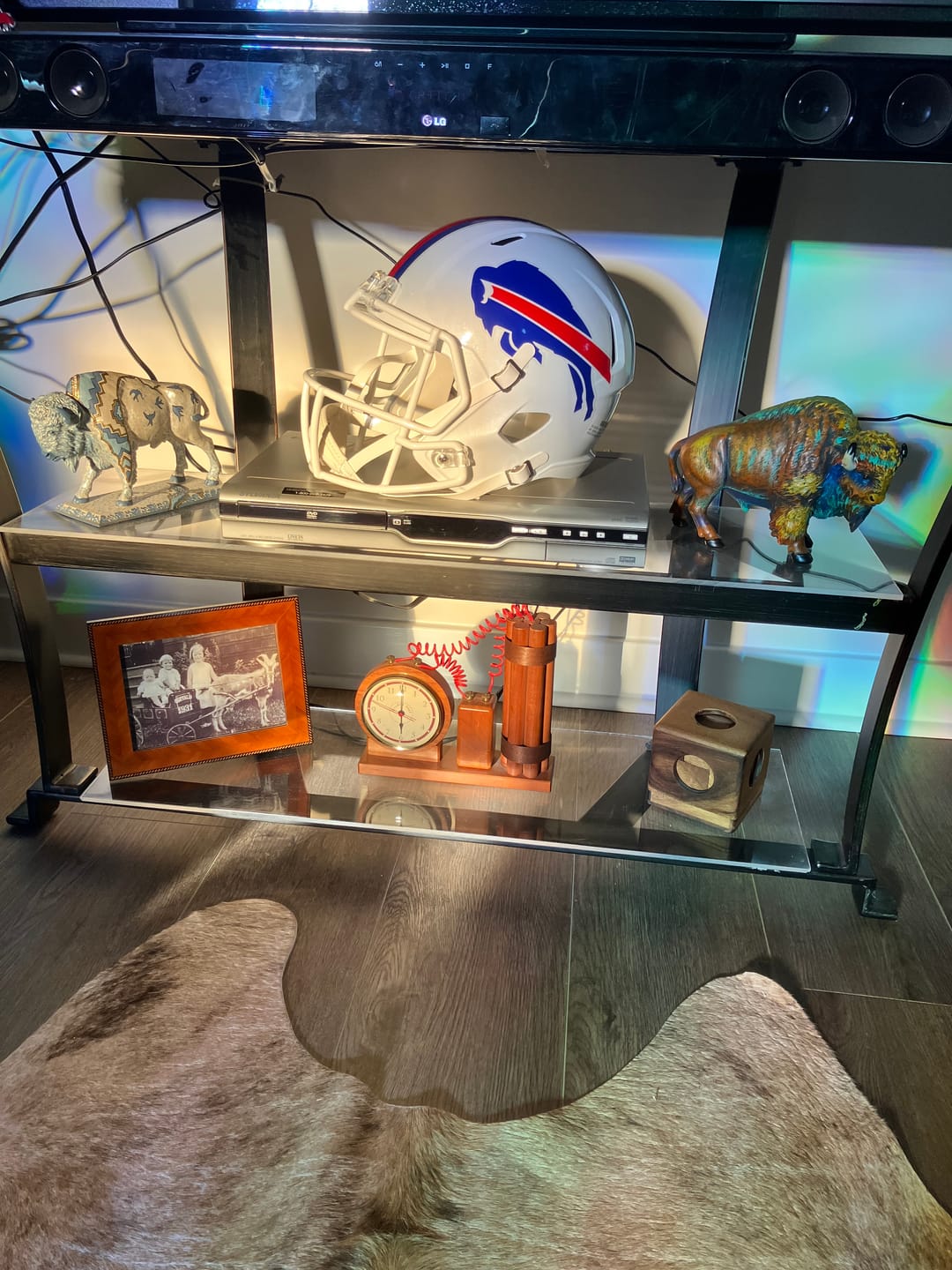 Customer photo review of Buffalo Bills Riddell Speed Replica Helmet