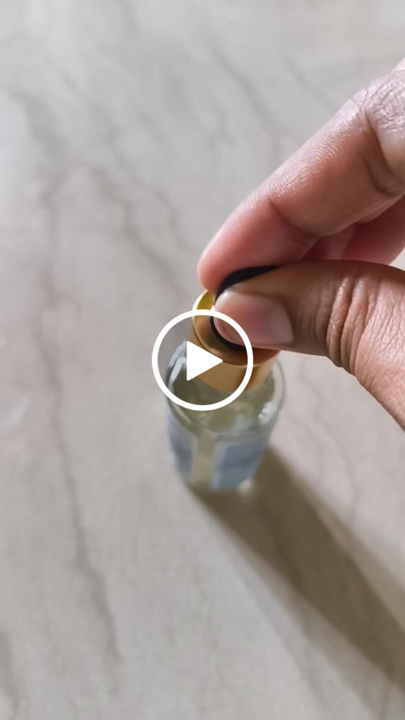 Customer video review of Hamsa 24K Silver Face Serum (Collagen boosting , anti ageing and Skin brightening)