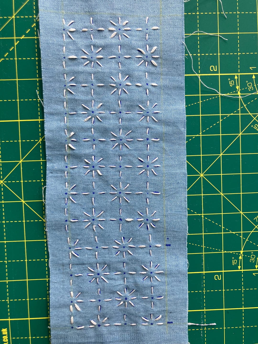 Customer photo review of Lightweight 4oz Washed Denim Fabric